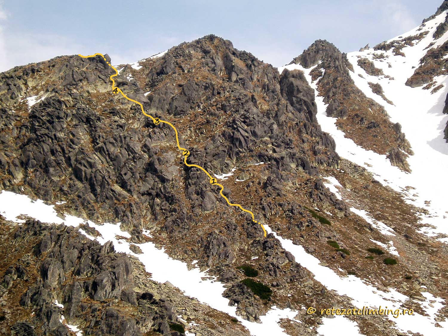Schița. Sursă foto: retezatclimbing.ro