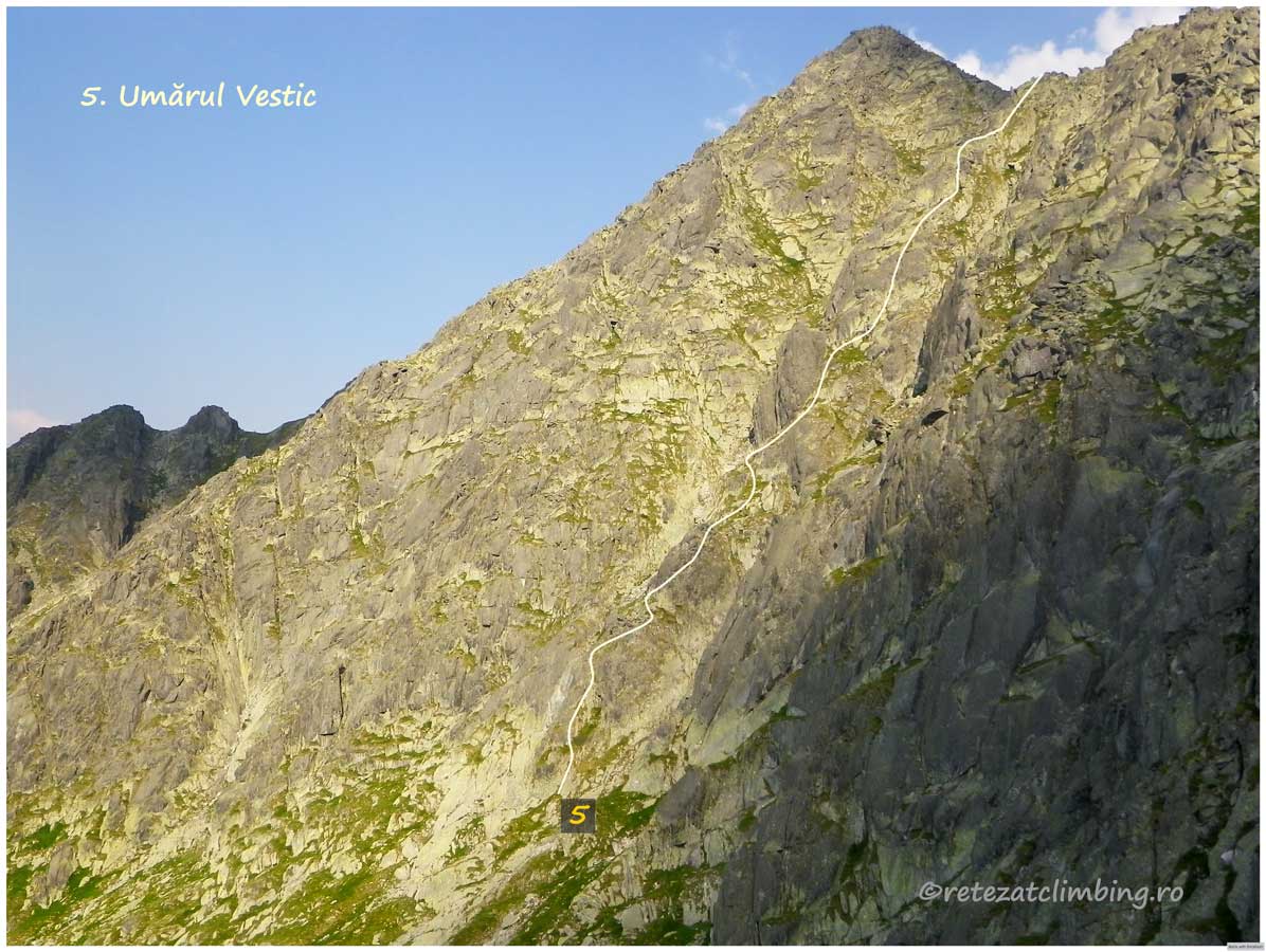 Schita traseu. Sursă foto: retezatclimbing.ro